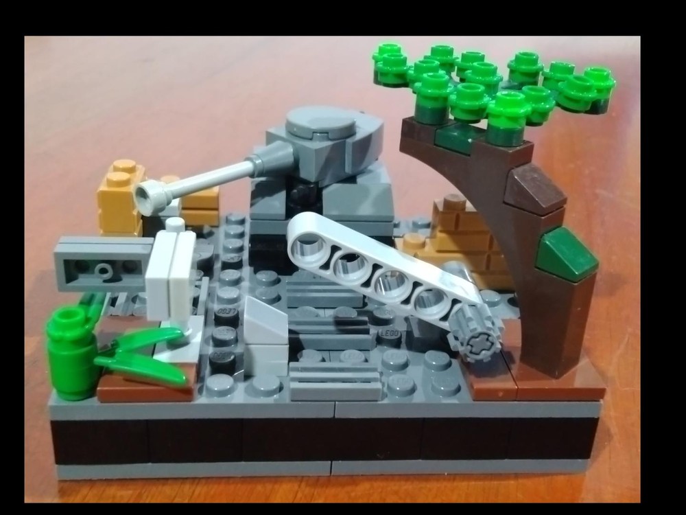 Lego TANK MINI DIORAMA