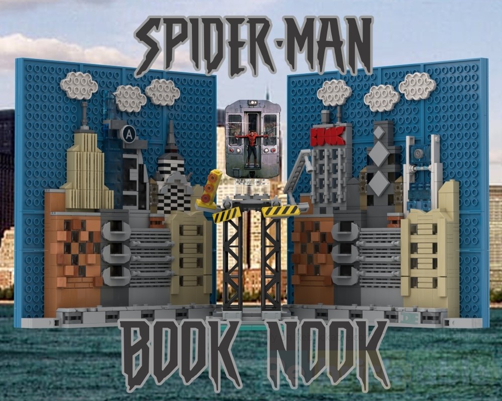 Lego Spider-Man Subway Book Nook