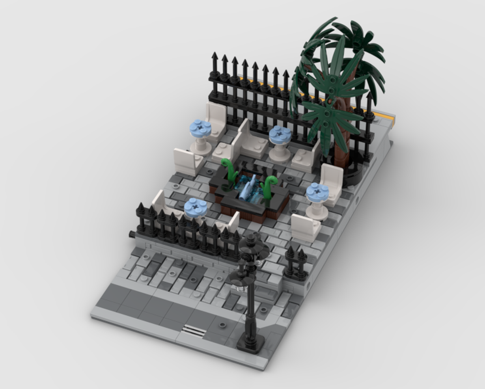 Lego BRICK CROSS TRAIN STATION EXTENSION