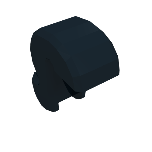 Lego Animal Body Part, Cat Tail / Black