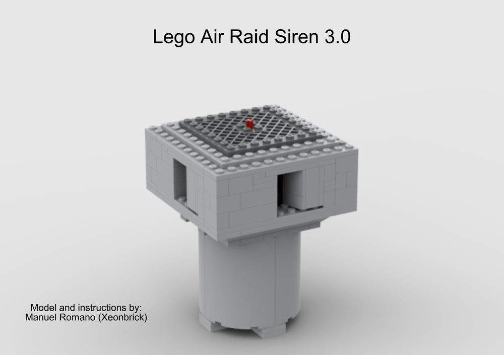 Lego Air Raid Siren 3.0