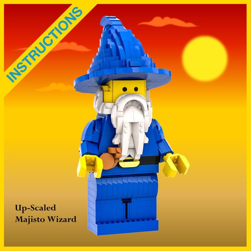 Lego Up-Scaled Majisto Wizard
