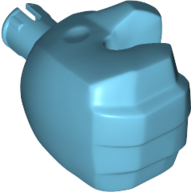 Lego Hand Hulk - Right / Medium Azure