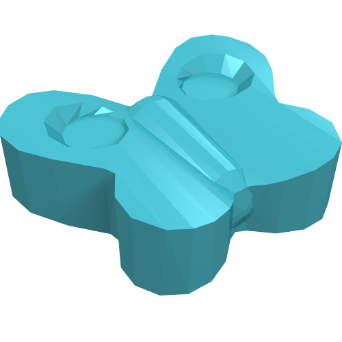 Lego Headwear Accessory Butterfly with Pin / Medium Azure