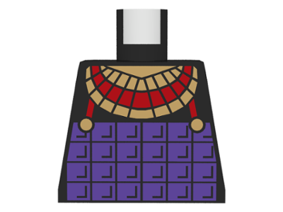 Lego Torso Adventurers Desert Pharaoh Breastplate Pattern (Hotep)
