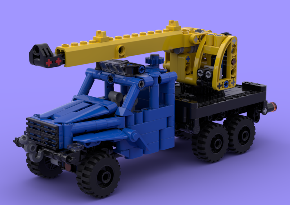 Lego Ural next crane truck