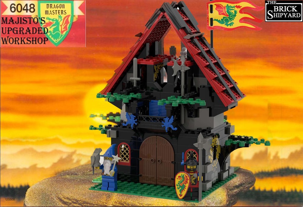 Lego Dragon Masters Majisto's Workshop Upgraded