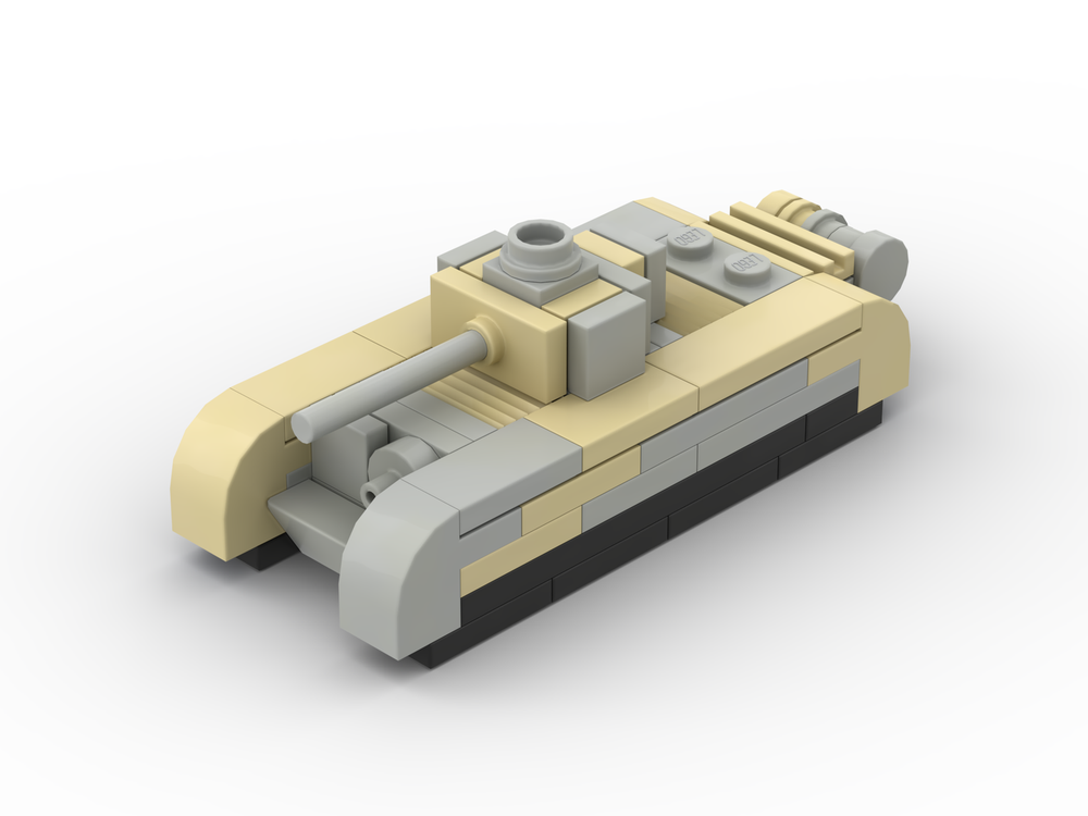 Lego Churchill tank - micro tank - UK