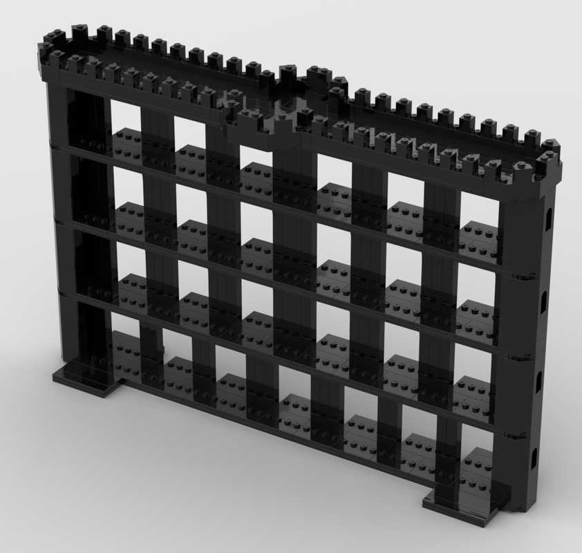 Lego Modular Castle Minifig Stand