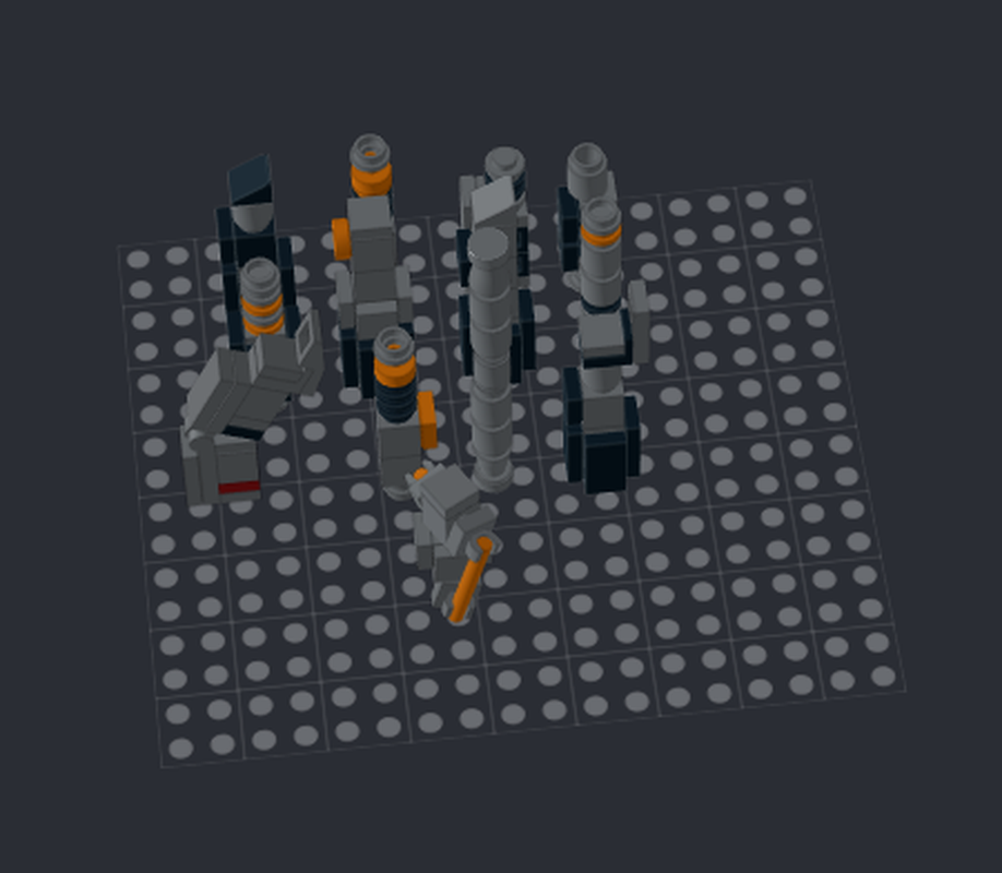 Lego a set of lightsabers