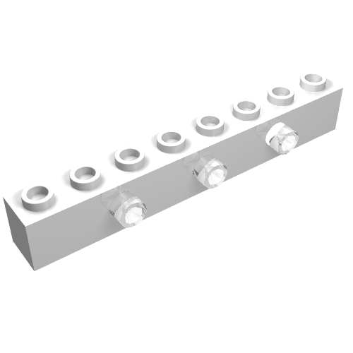 Lego Light Brick 1 x 8 [3 Prisms]