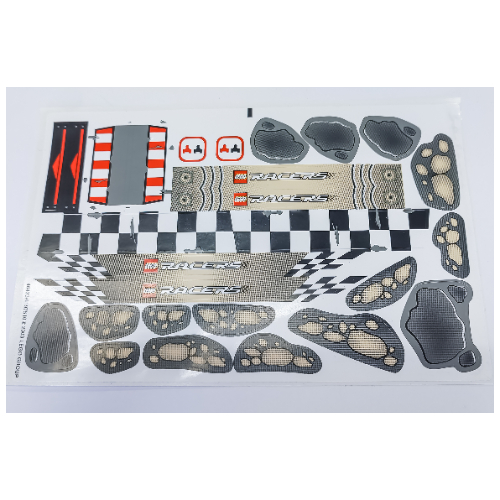 Lego Sticker Sheet 1 for Set 8364-1 / [No Color/Any Color]