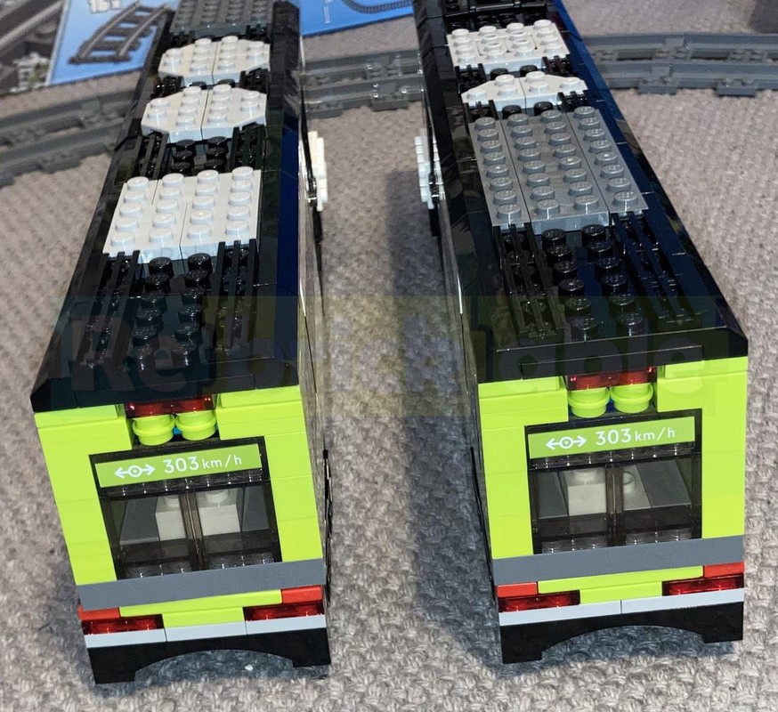 Lego 60337 Alternate Build - Croydon Tramlink Bombardier CR4000 Tram & Station
