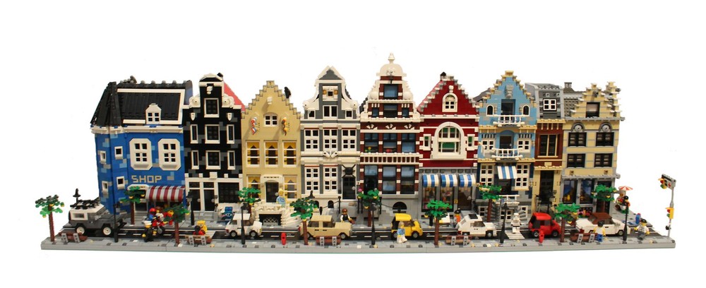 Lego Modular street side complete