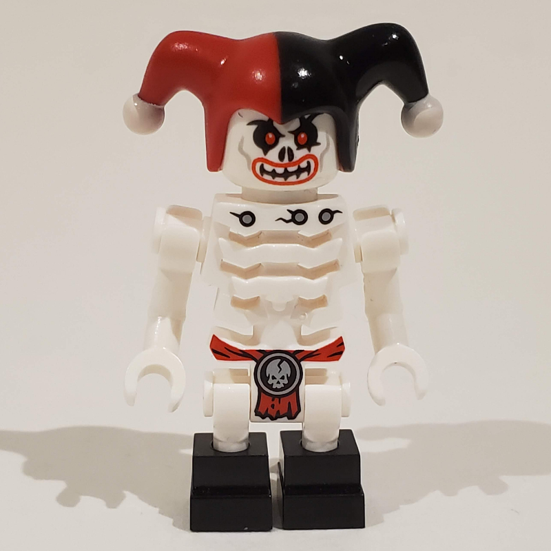 Lego Krazi in Red and Black Jester Hat