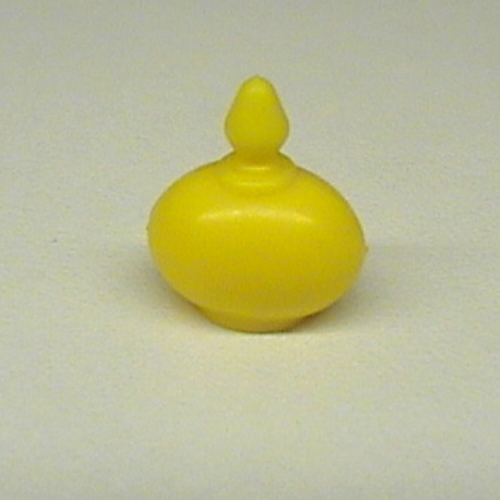 Lego Belville / Scala, Equipment, Bottle Perfume with Oval Base / Yellow