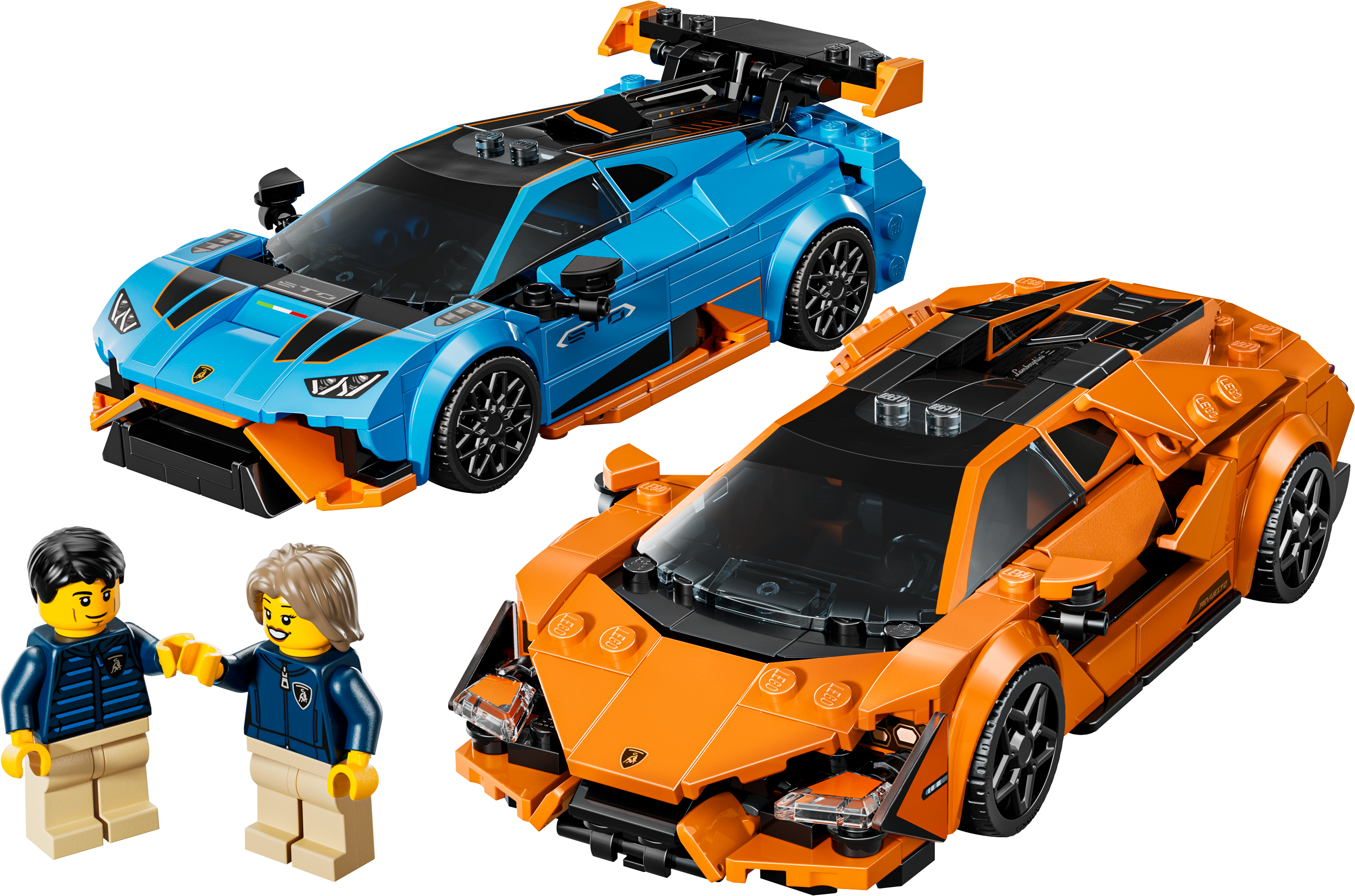Lego Lamborghini Revuelto & Huracán STO