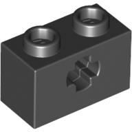 Lego Technic Brick 1 x 2 with Axle Hole Type 1 [+ Opening] and Bottom Pin