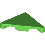 Lego Tile 45° Cut 2 x 2 (Triangle) / Bright Green