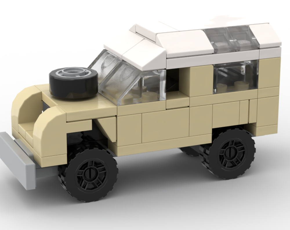 Lego Land Rover Series III Tan