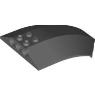 Lego Windscreen 8 x 6 x 2 Curved / Dark Bluish Gray
