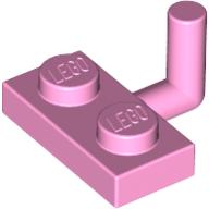 Lego Plate Special 1 x 2 with Bar Up [Horizontal Arm 6mm] / Bright Pink