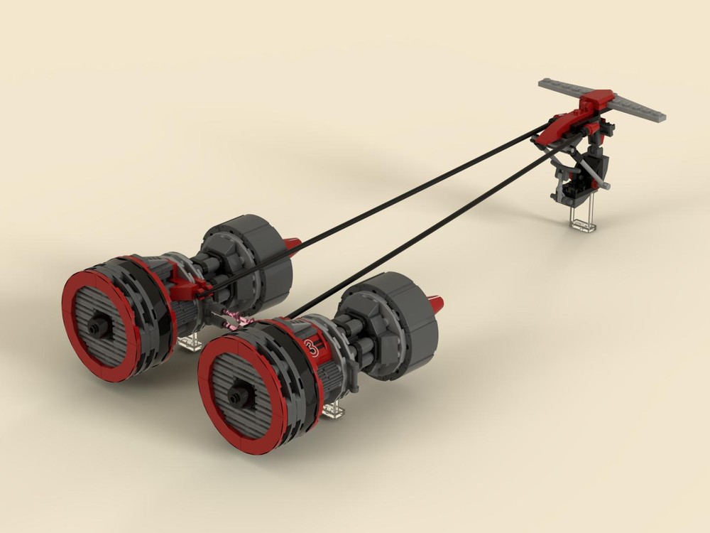Lego KV9T9-B Wasp -style podracer