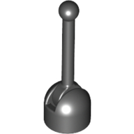 Lego Lever Small Base with Black Lever / Black