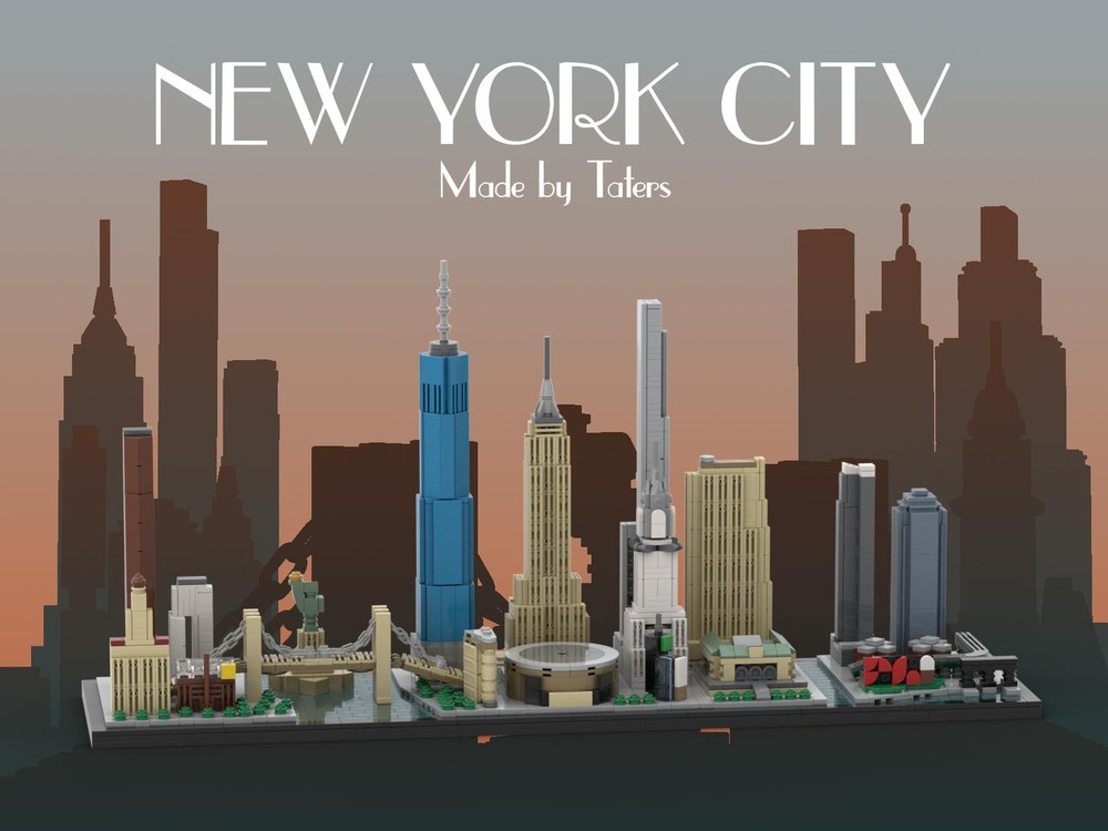 Lego New York City Skyline