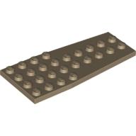 Lego Wedge Plate 4 x 9 without Stud Notches / Dark Tan