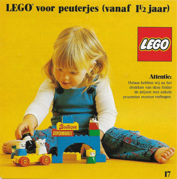 Lego 1977 Medium Duplo Dutch 17 (98772-NL)