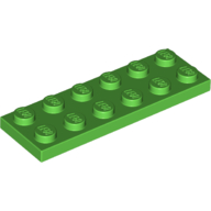 Lego Plate 2 x 6 / Bright Green