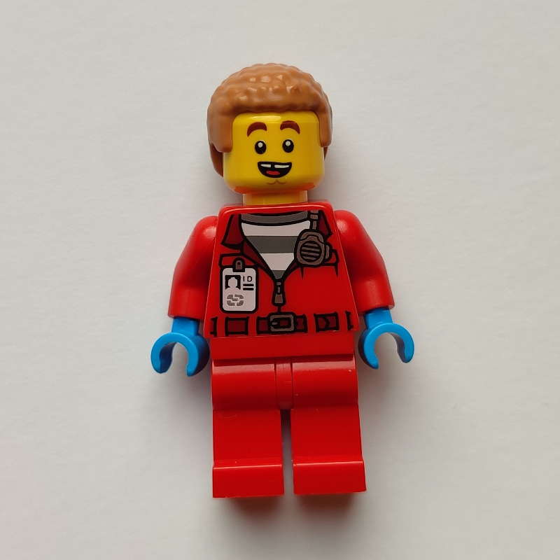 Lego Hacksaw Hank, Red Prison Uniform