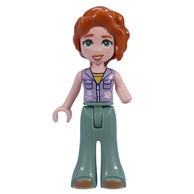 Lego Autumn - Lavender Top, Sand Green Pants