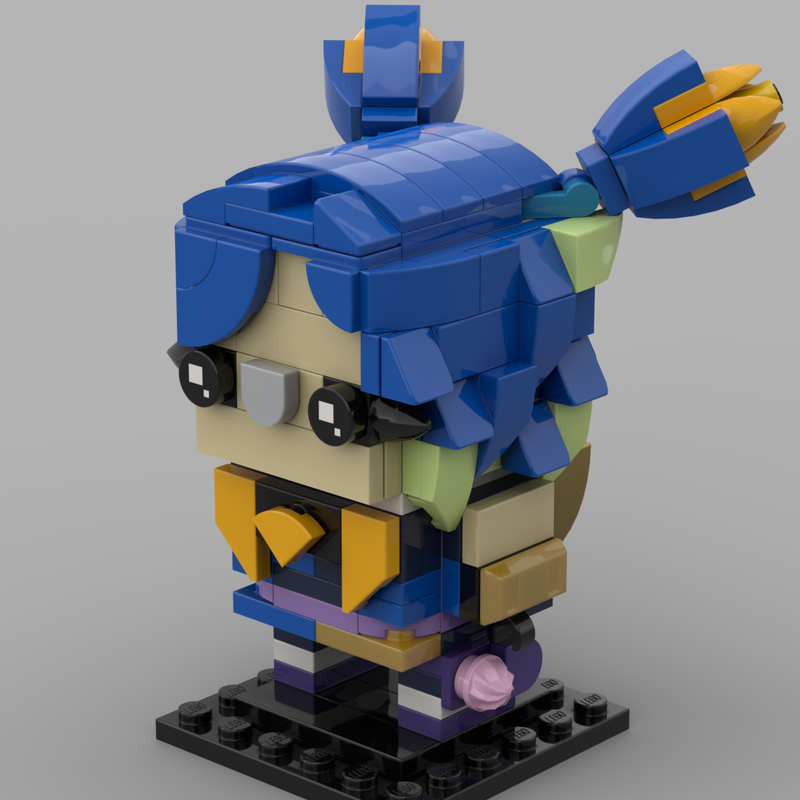 Lego Neon Valorant Brickhead