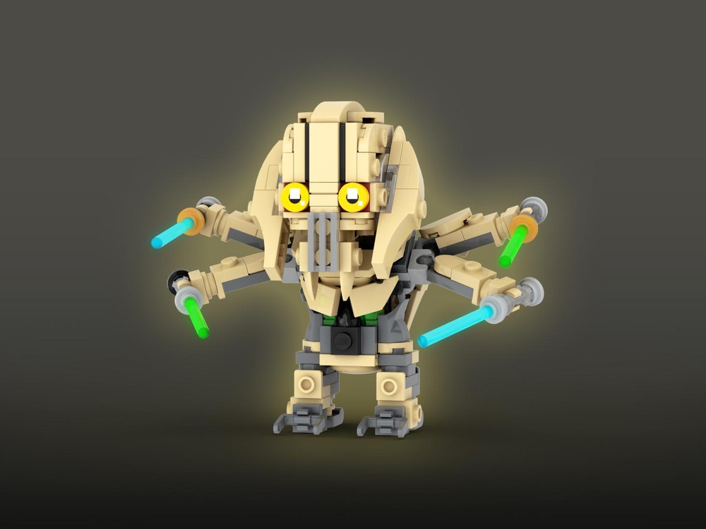 Lego General Grievous Brickheadz LEGO MOC - The Clone Wars