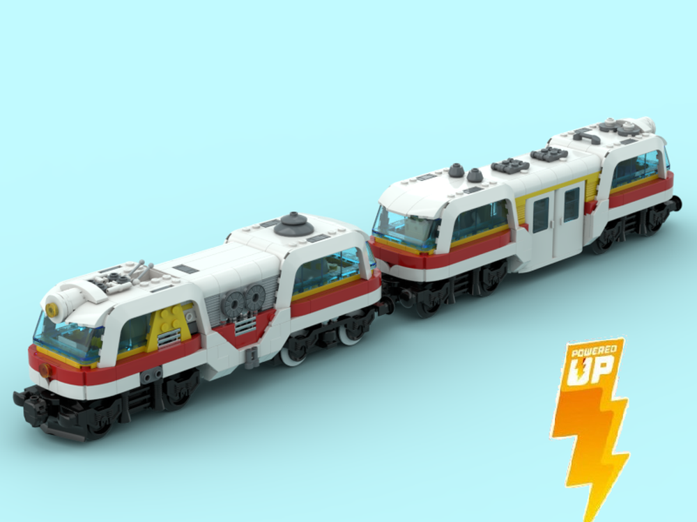 Lego Passenger Train from the Future