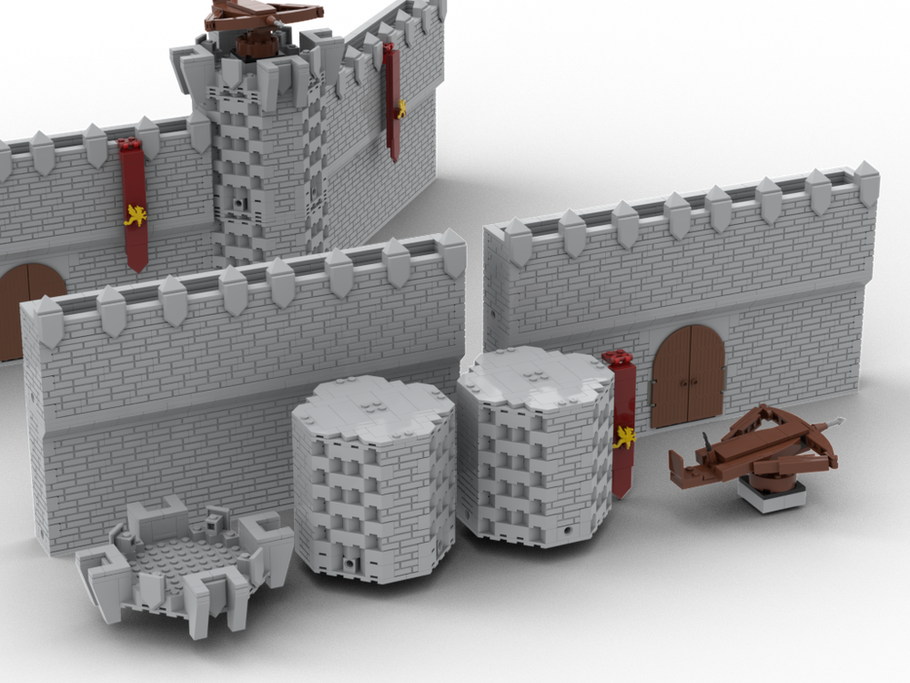 Lego Modular Castle Wall