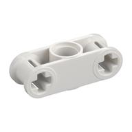 Lego Technic Axle and Pin Connector Perpendicular 3L with Centre Pin Hole / White