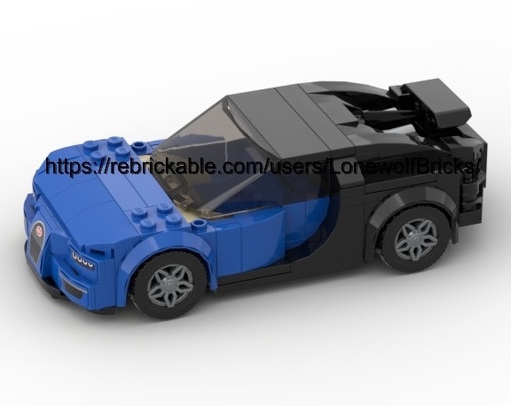 Lego 8-Stud Bugatti Chiron