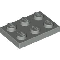 Lego Plate 2 x 3 / Light Gray