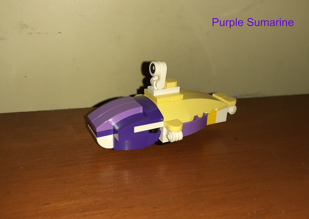 Lego Purple Submarine - alt of 31125-1