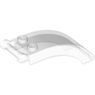 Lego Windscreen 6 x 2 x 2 with Handle / Trans-Clear