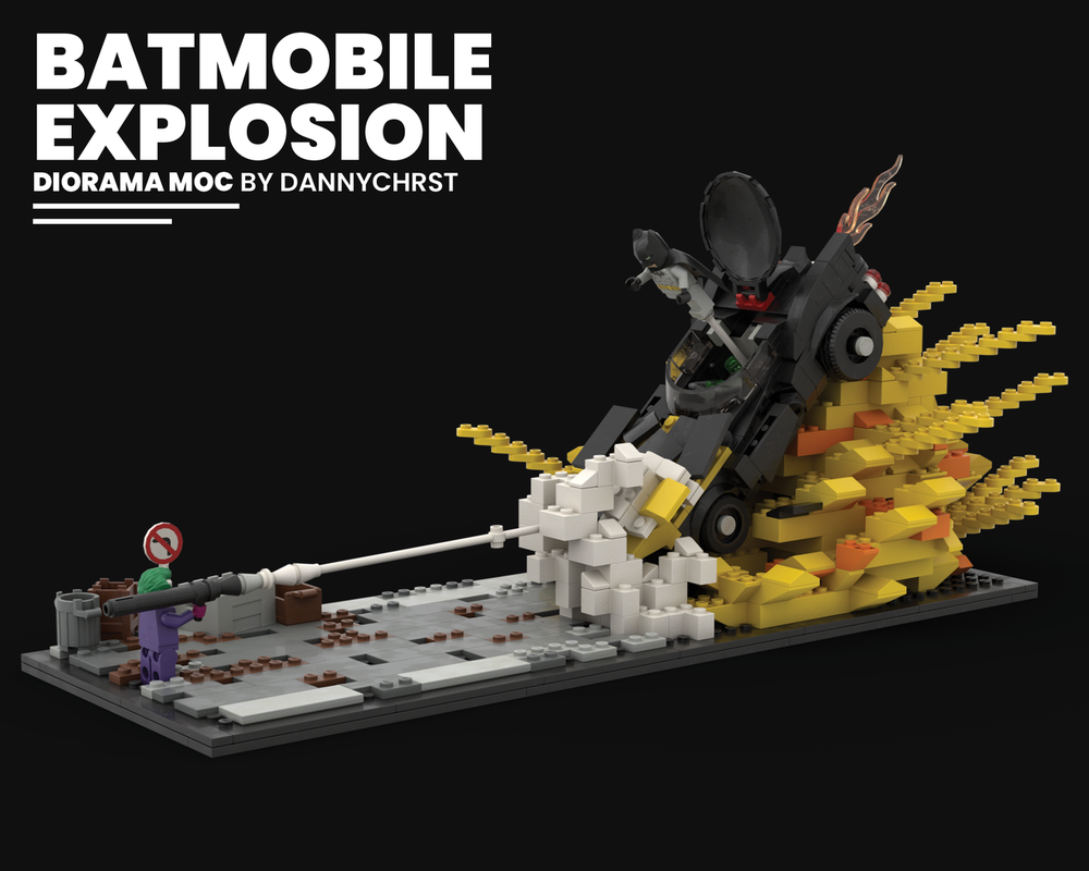 Lego BATMOBILE EXPLOSION