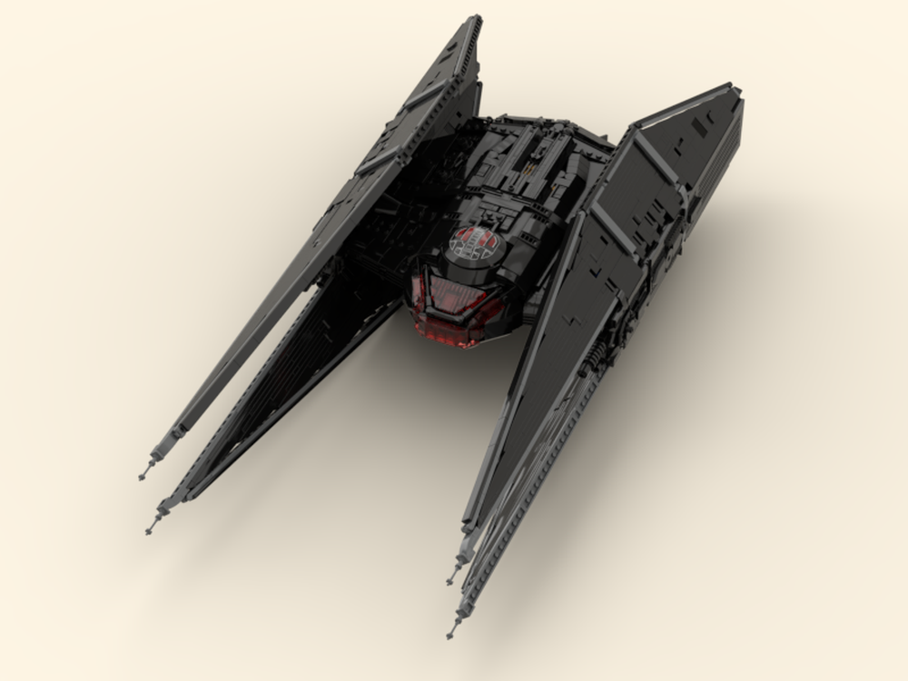 Lego Tie Silencer Minifig Scale