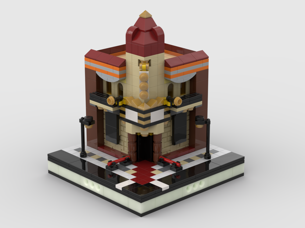 Lego Mini Old Cinema for a Mini Modular City