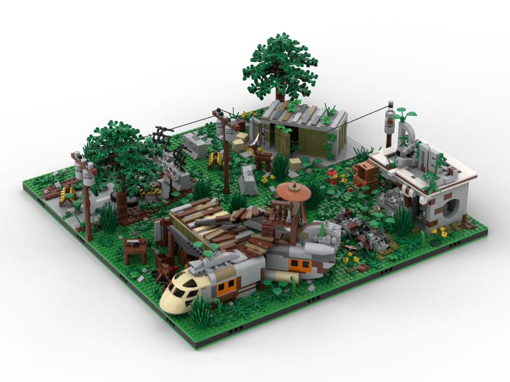 Lego Apocalypse World Diorama