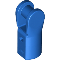 Lego Bar Holder with Hole and Bar Handle / Blue