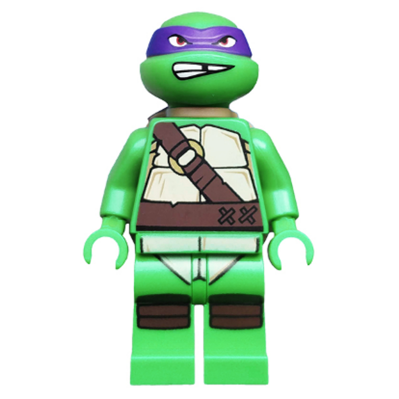 Lego Donatello with Clenched Teeth