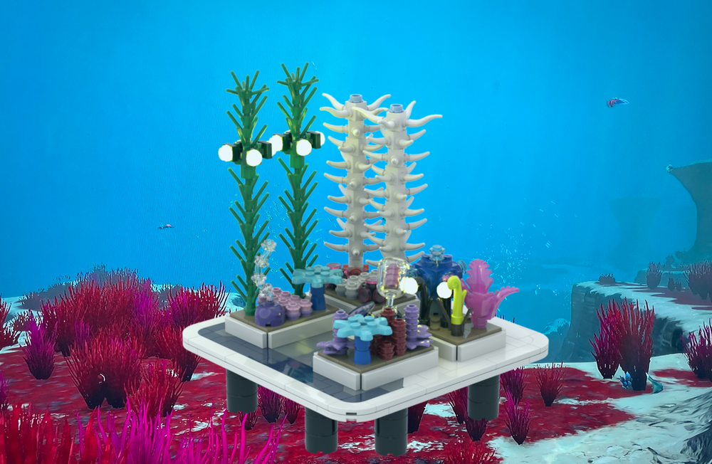 Lego Subnautica Planters